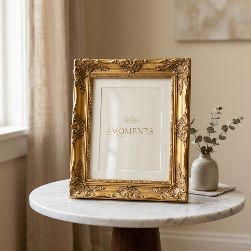 Gold Crest Frame