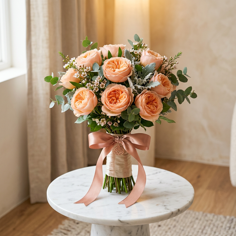 Peach roses