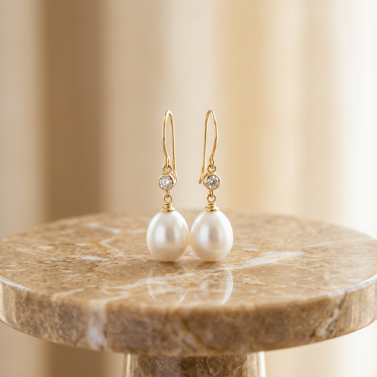 Pearl earrings